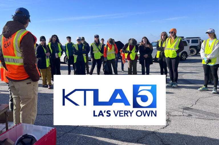 Takataka club members and KTLA5 logo