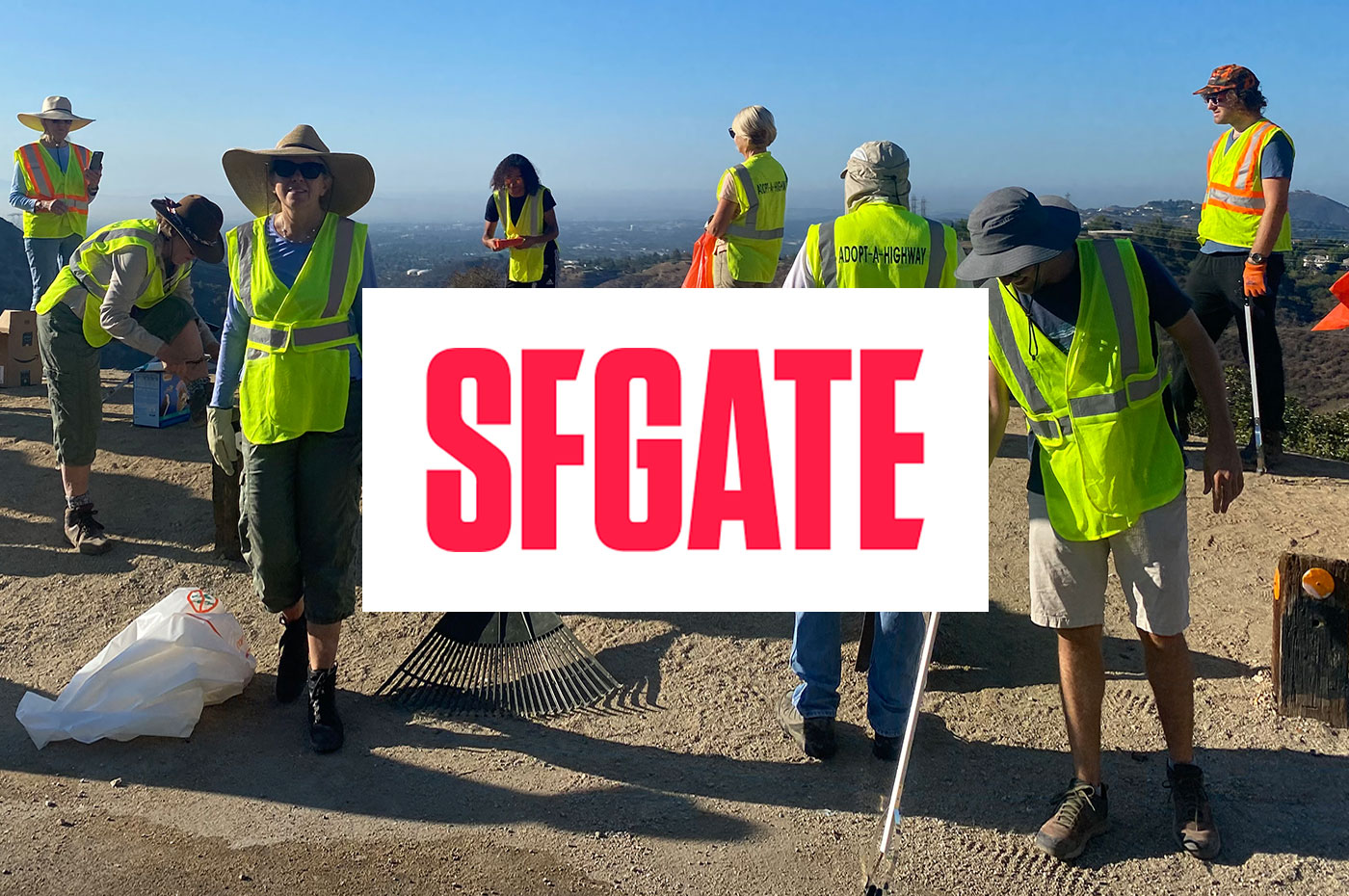 SFGATE logo with cleanup image